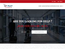 Tablet Screenshot of mypilotcareer.com